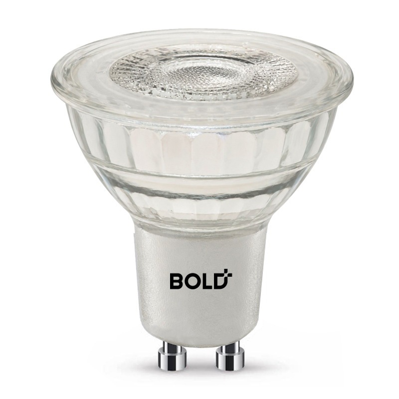 BOLD LEDclassic GU-10 60 watt (5,5W) 2200K extra warm flame | Dimbaar