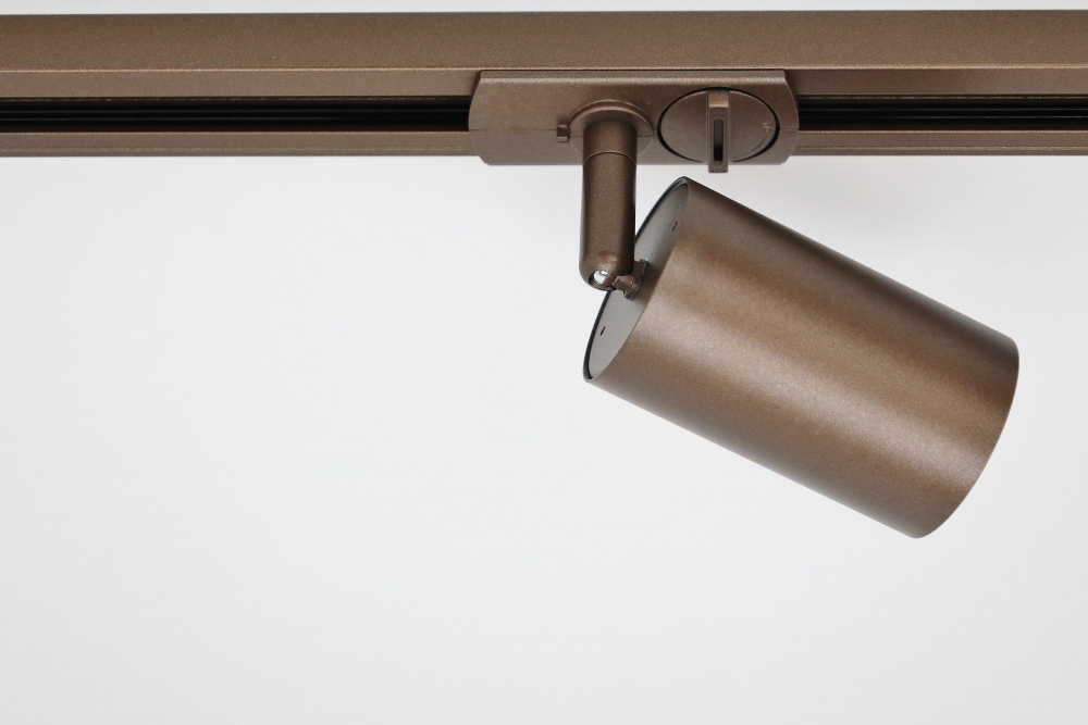 Railspot CILINDRA voor LUNA spanningsrail | Brushed Brown Copper