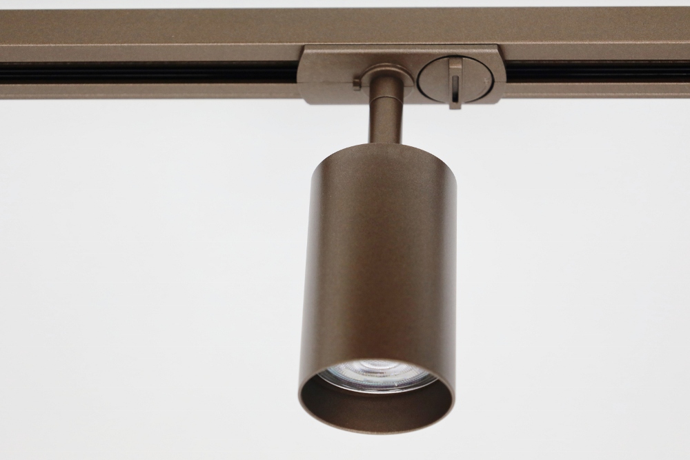 Railspot CILINDRA voor LUNA spanningsrail | Brushed Brown Copper