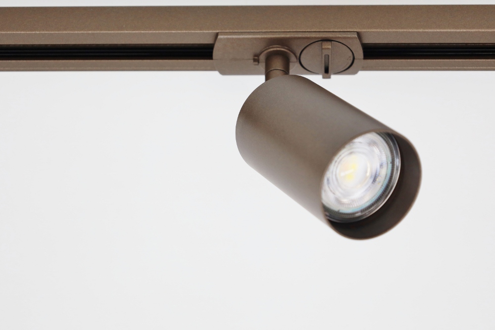 Railspot CILINDRA voor LUNA spanningsrail | Brushed Brown Copper
