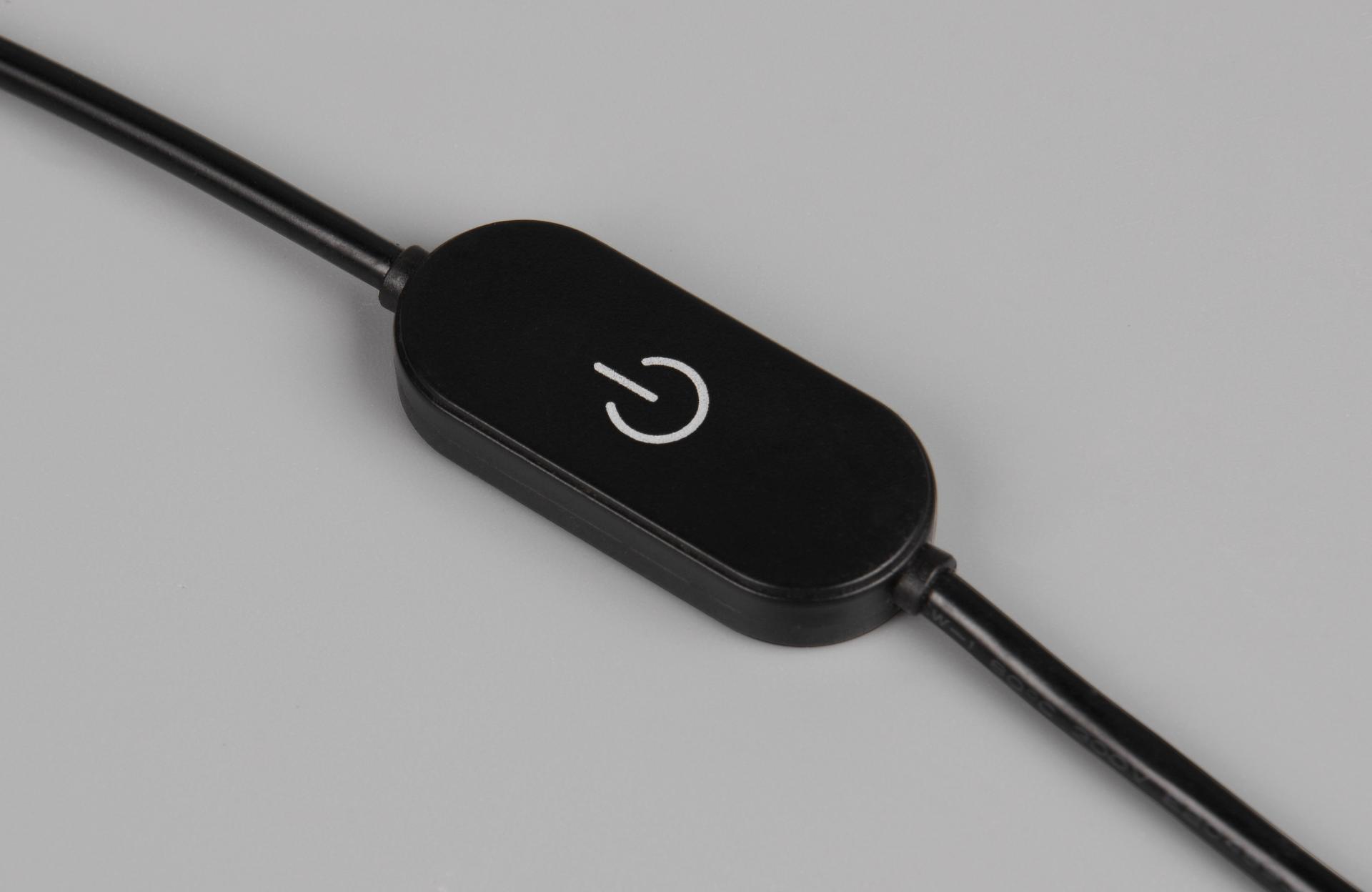 Elegante tafellamp ORBIT | Zwart / Coffee
