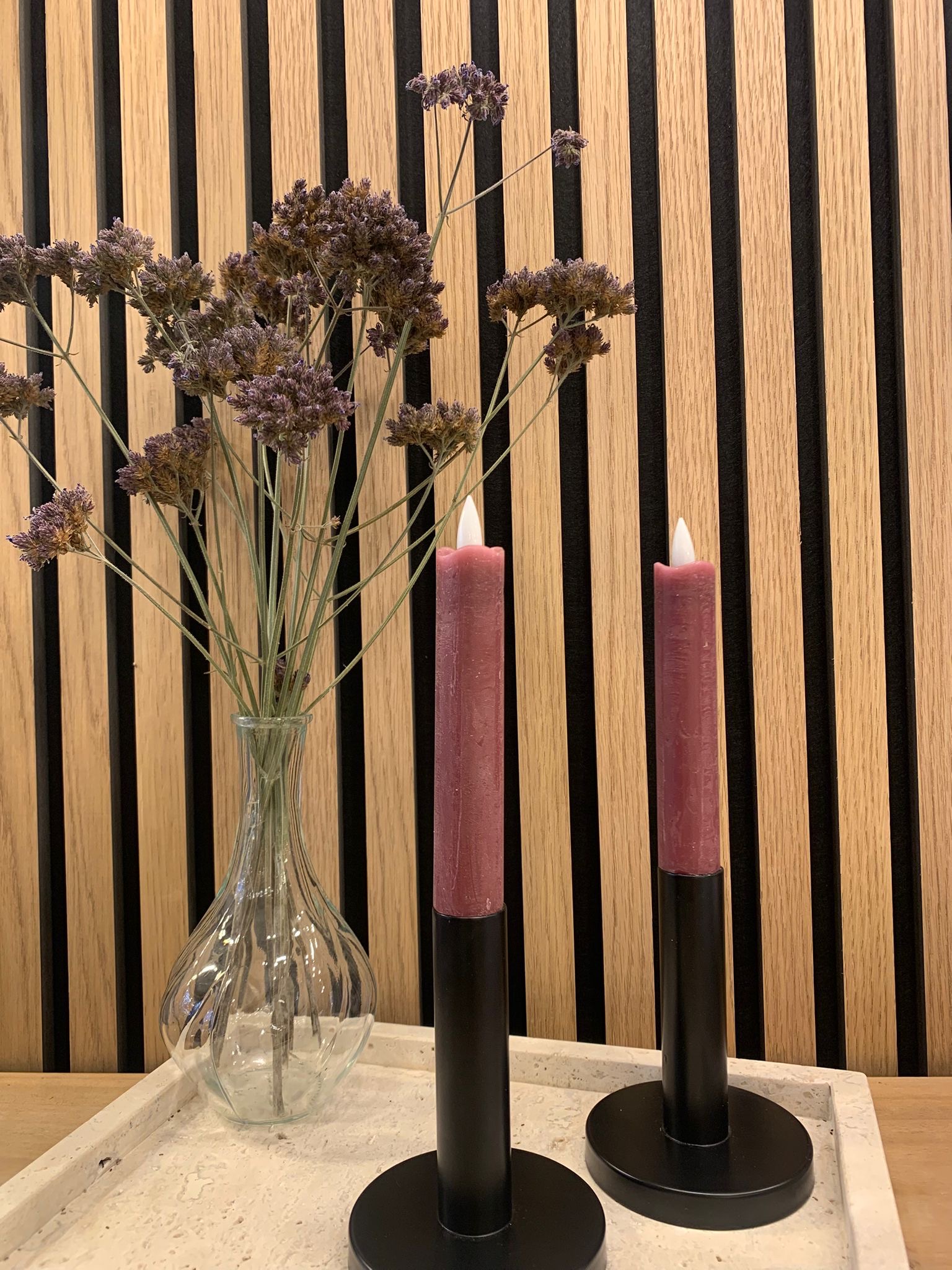"LED Kaarsen Klein - Glad Rood (2 Stuks) | Sfeervol & Stijlvol"