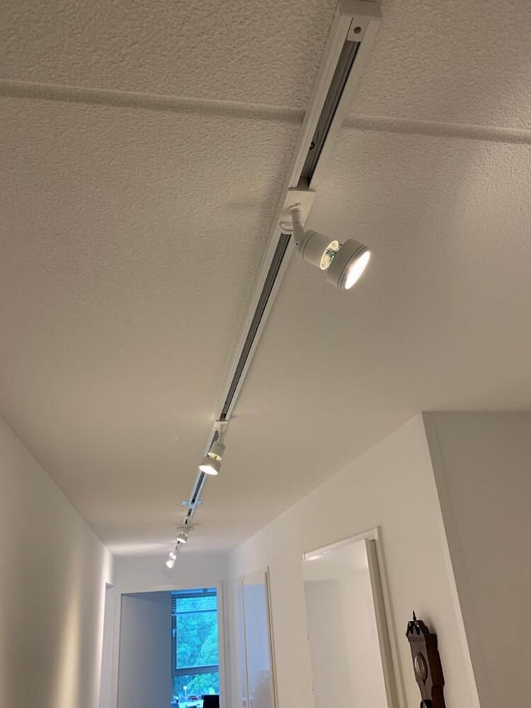Losse 1-fase spanningsrail LUNA | Wit 2 meter