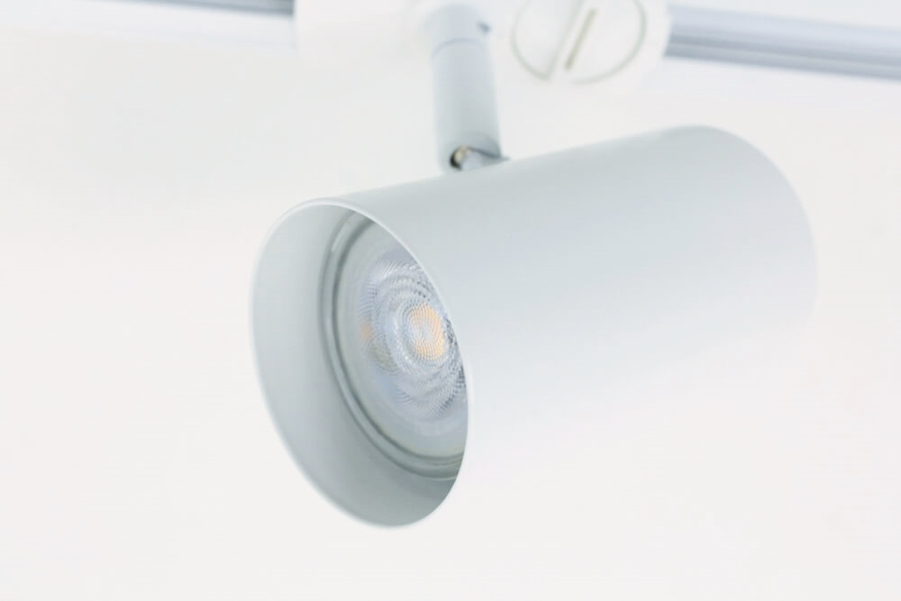 Railspot CILINDRO voor LUNA spanningsrail | Wit