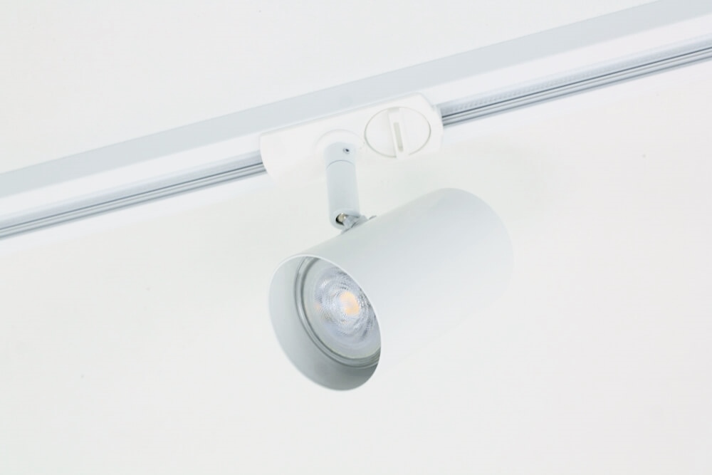 Railspot CILINDRO voor LUNA spanningsrail | Wit