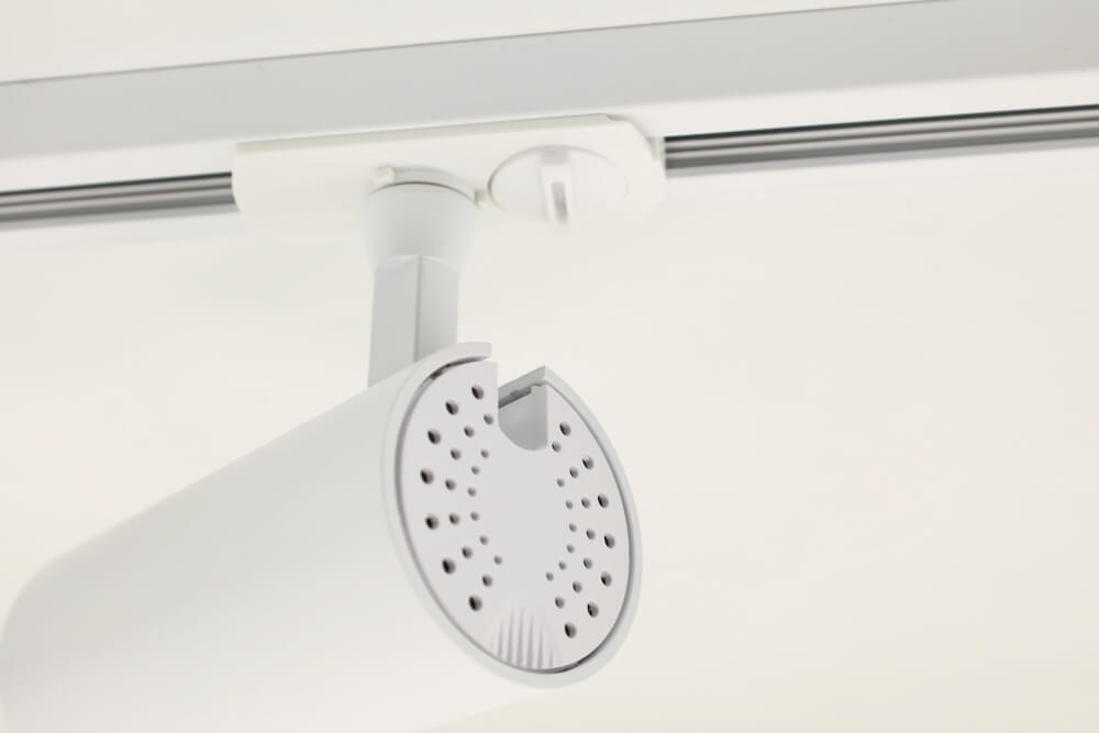 Railspot TELESCOPE XL voor LUNA spanningsrail | Wit / Goud