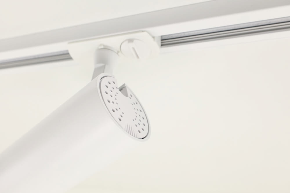 Railspot TELESCOPE XL voor LUNA spanningsrail | Wit / Goud