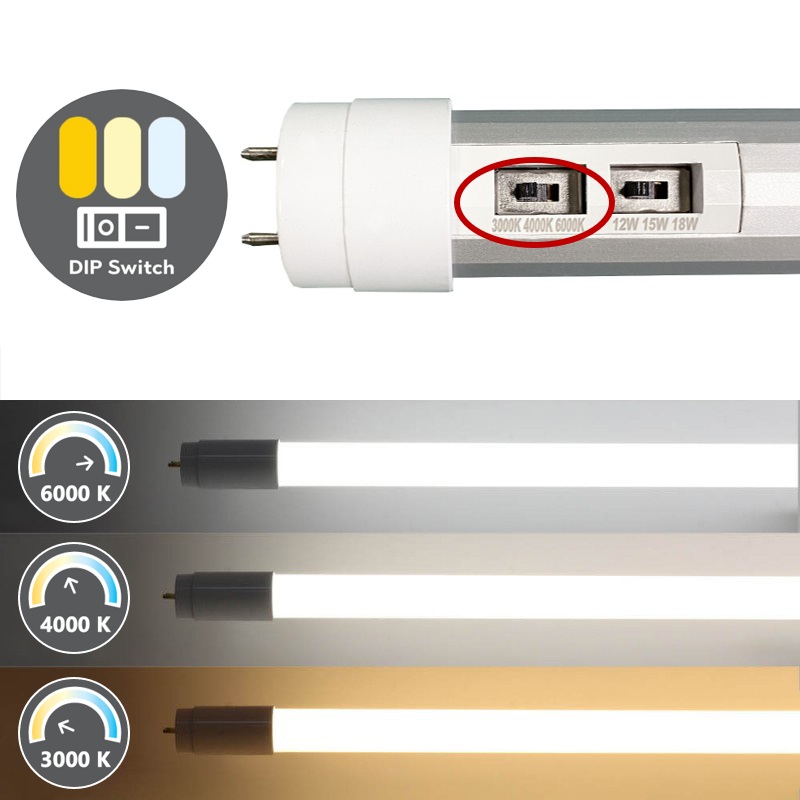 LED TL buis T8 SWITCH | 60 cm | CCT + sterkte instelbaar