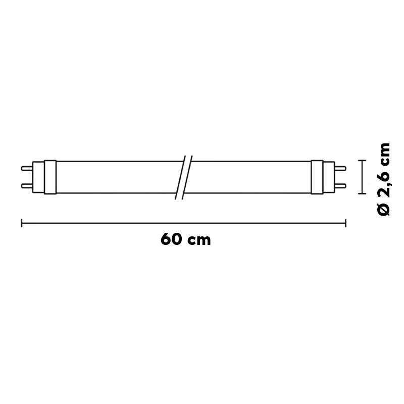 LED TL buis T8 SWITCH | 60 cm | CCT + sterkte instelbaar