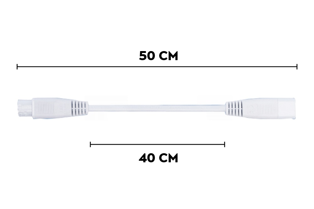 Koppelsnoer voor T5 TUBO onderbouwarmatuur | 50 cm
