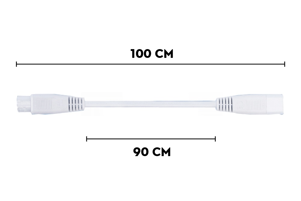 Koppelsnoer voor T5 TUBO onderbouwarmatuur | 100 cm