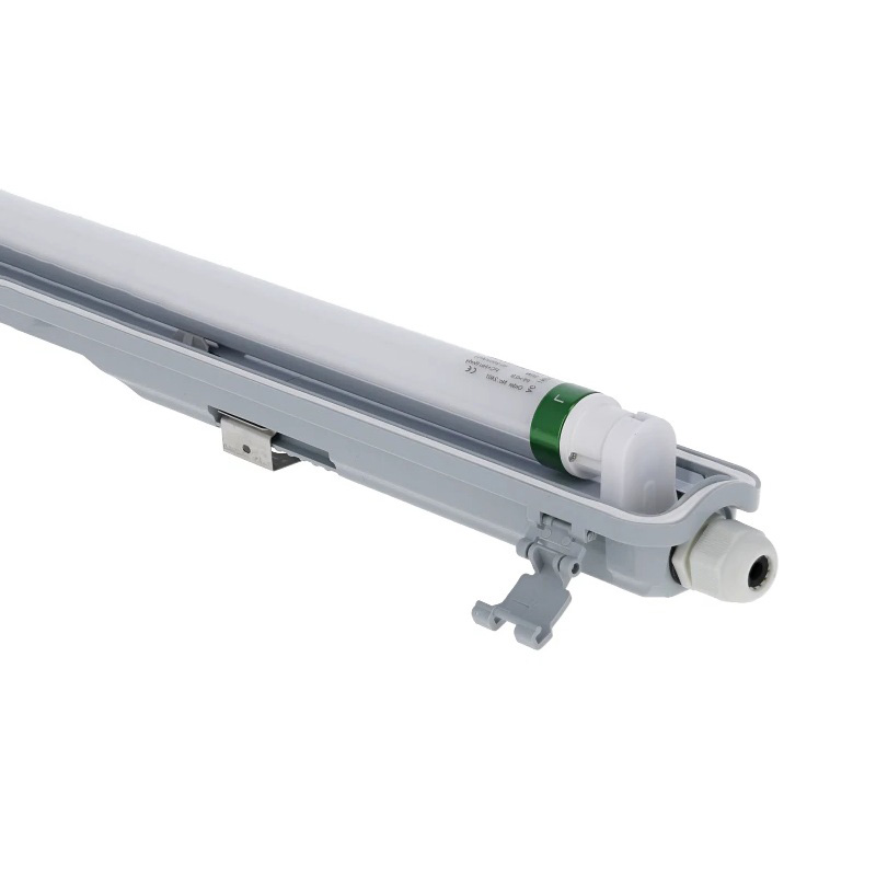 LED TL waterdicht armatuur voor 1 TL buis | IP65 en IK08 | 120 cm