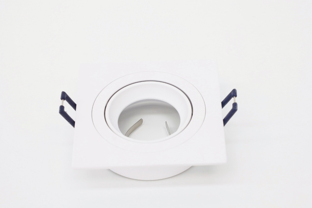 Witte inbouwspot CLASSIC vierkant | 9,2 cm | Aanbiedingsset 3 stuks