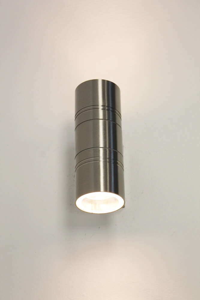 Buitenlamp / Wandlamp MOVE met boven- en onderverlichting | Staal