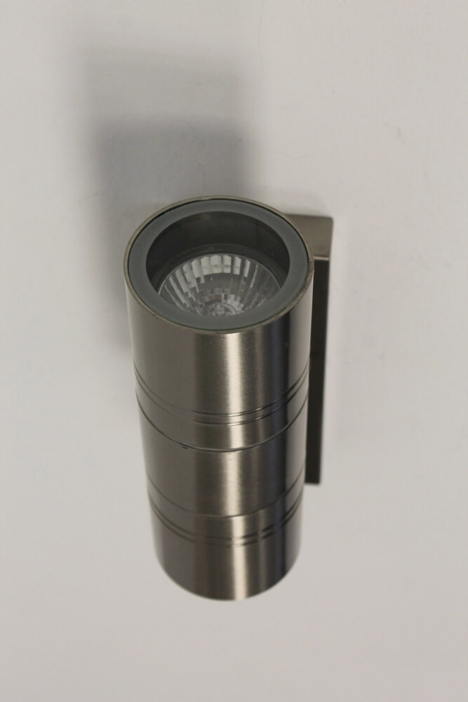 Buitenlamp / Wandlamp MOVE met boven- en onderverlichting | Staal + bewegingssensor
