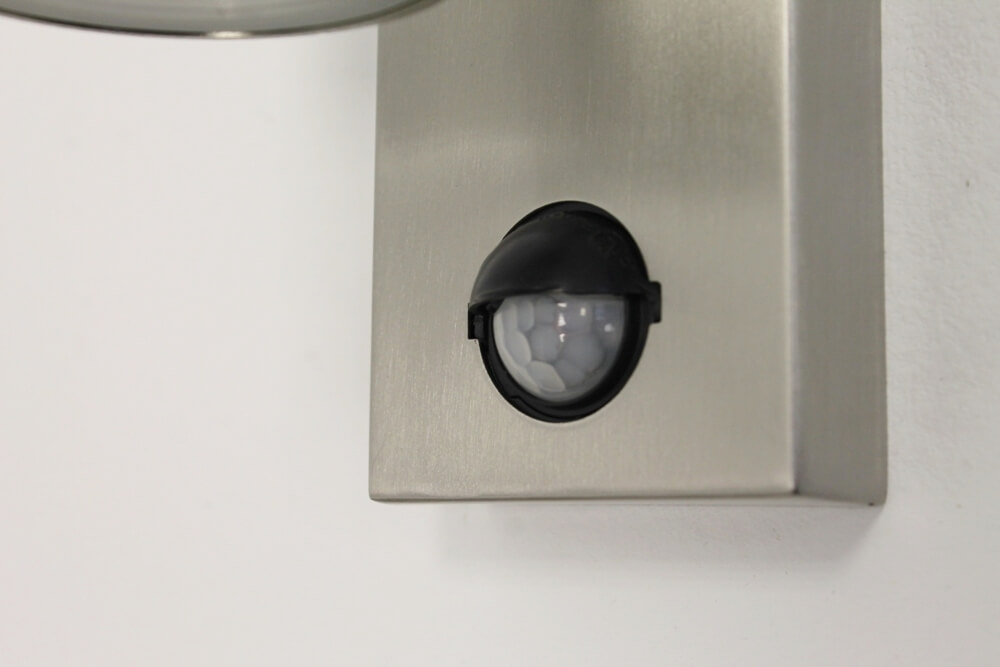 Buitenlamp / Wandlamp MOVE met boven- en onderverlichting | Staal + bewegingssensor