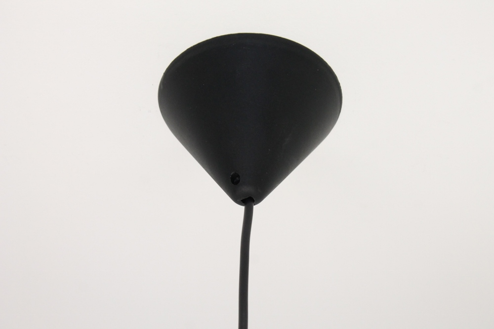 Hanglamp zwart bol touw klein ROPE I | klein Ø 35 cm