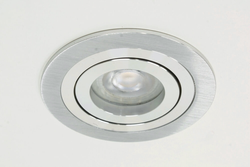 Aluminium inbouwspot rond HELIUM | 9,2 cm