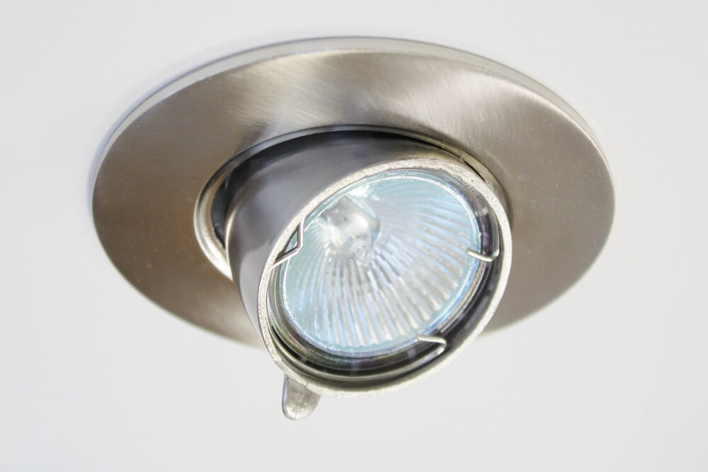 Staalkleurige inbouwspot BANANA rond | 11 cm