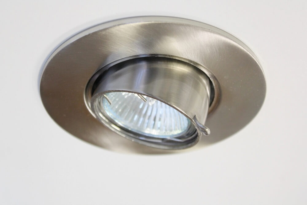 Staalkleurige inbouwspot BANANA rond | 11 cm