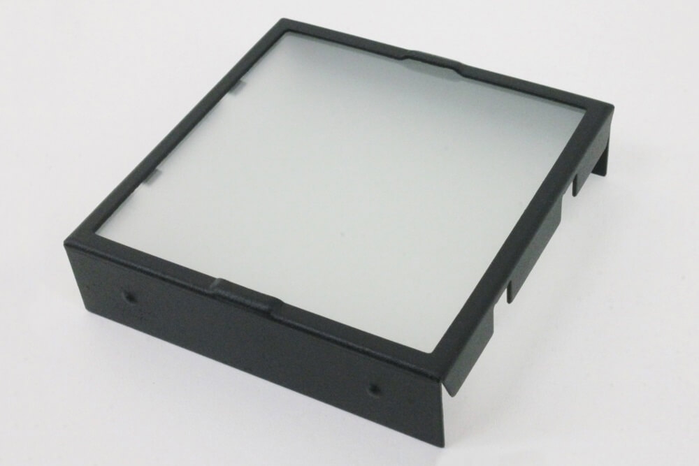 Wandlamp BLOQ A zwart | Diffuus lichtpatroon