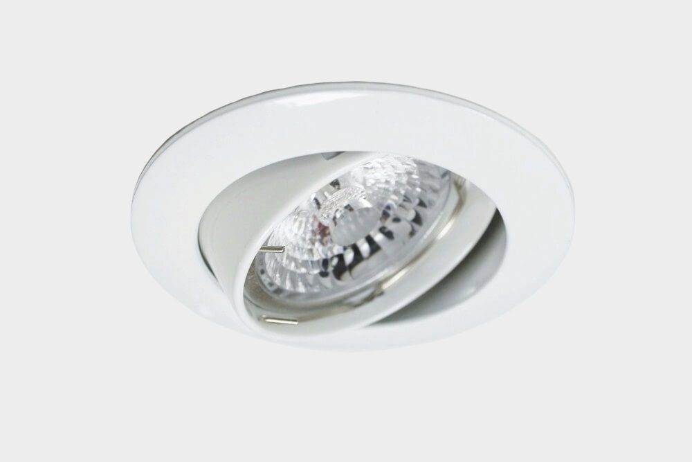 Witte inbouwspot CLASSIC rond | 8,2 cm