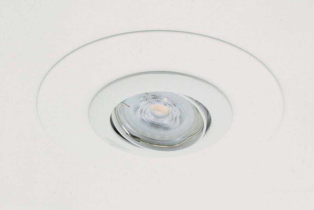 Opvulring wit | Voor grote gaten in het plafond | Ø 14 cm