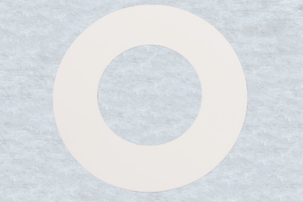 Opvulring wit | Voor grote gaten in het plafond | Ø 14 cm
