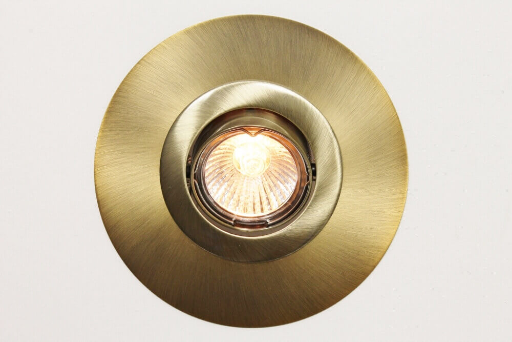 Opvulring brons | Voor grote gaten in het plafond | Ø 14 cm