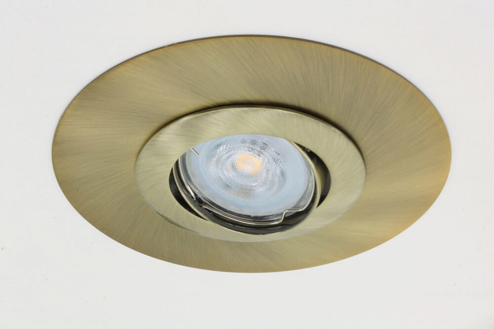 Opvulring brons | Voor grote gaten in het plafond | Ø 14 cm