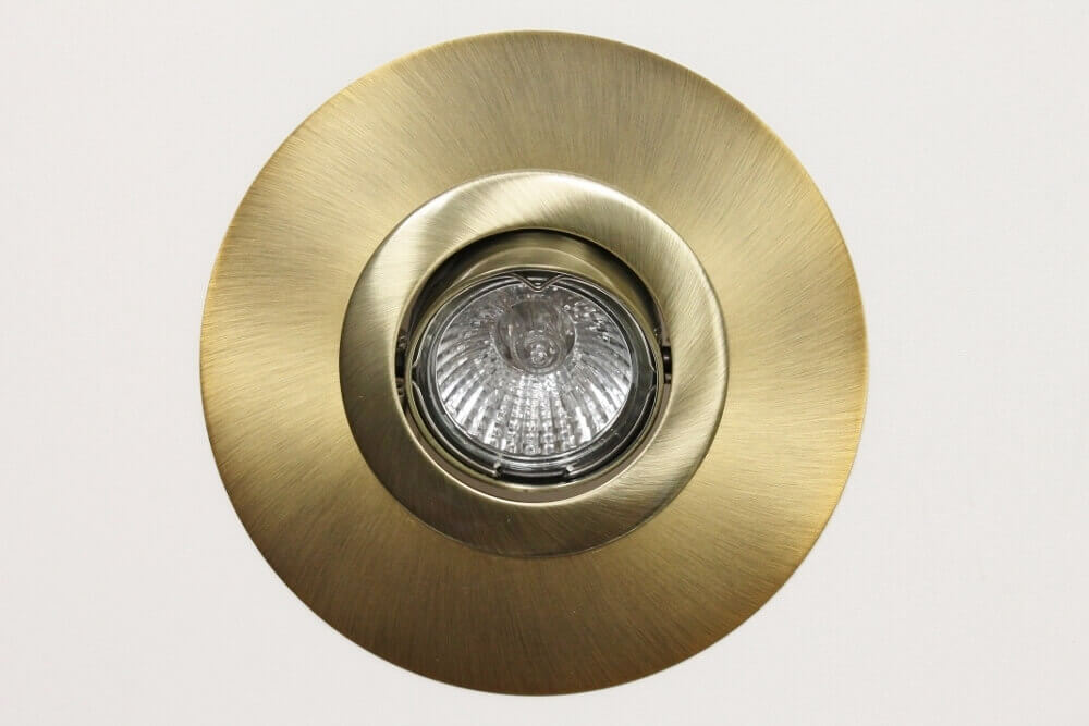 Opvulring brons | Voor grote gaten in het plafond | Ø 14 cm