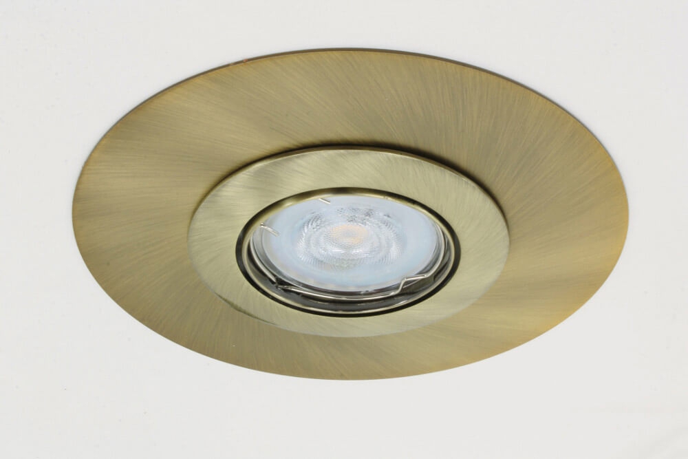 Opvulring brons | Voor grote gaten in het plafond | Ø 14 cm