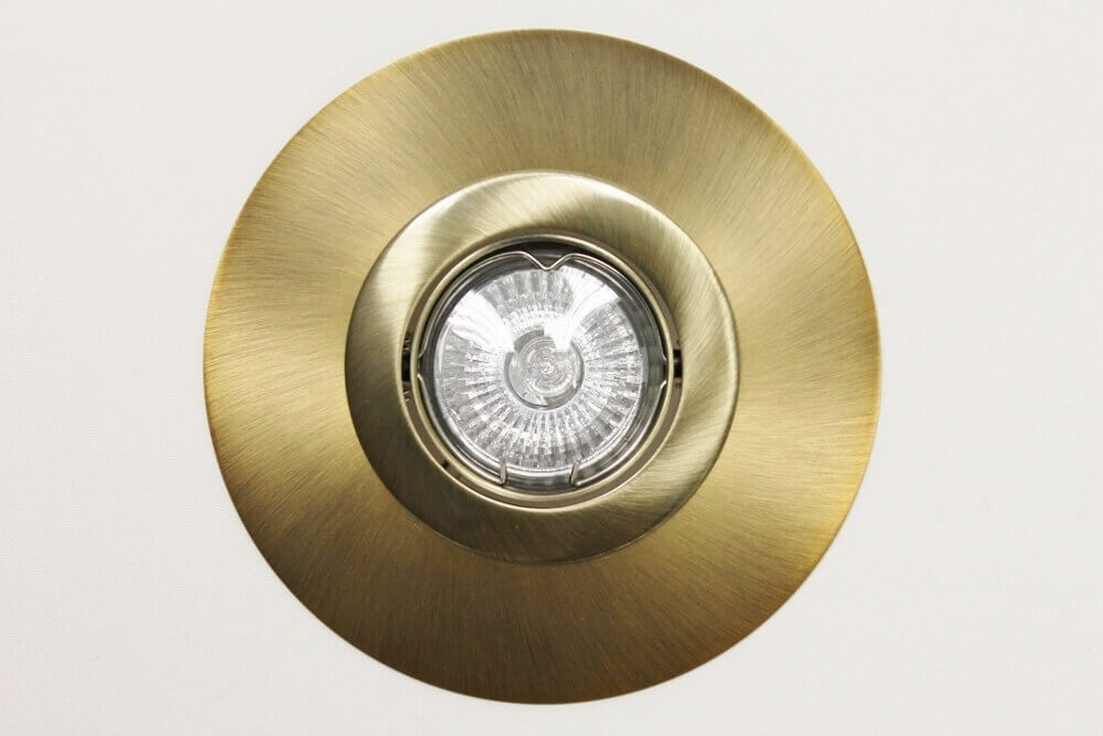 Opvulring brons | Voor grote gaten in het plafond | Ø 14 cm
