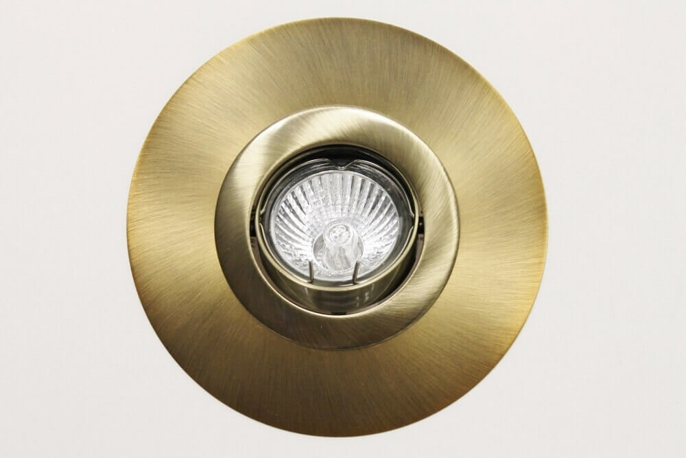 Opvulring brons | Voor grote gaten in het plafond | Ø 14 cm