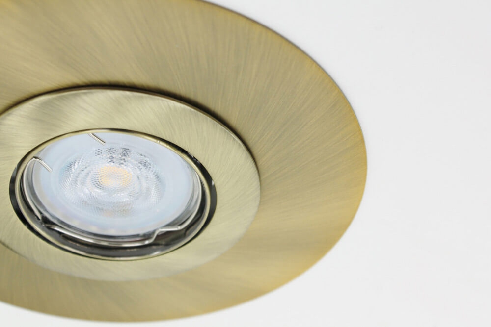 Opvulring brons | Voor grote gaten in het plafond | Ø 14 cm