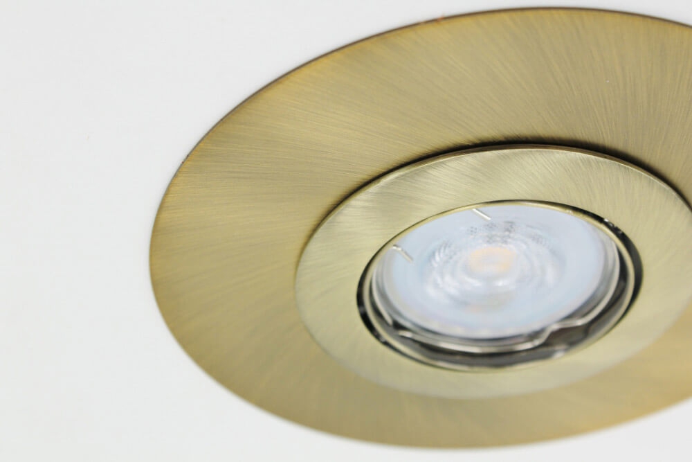 Opvulring brons | Voor grote gaten in het plafond | Ø 14 cm