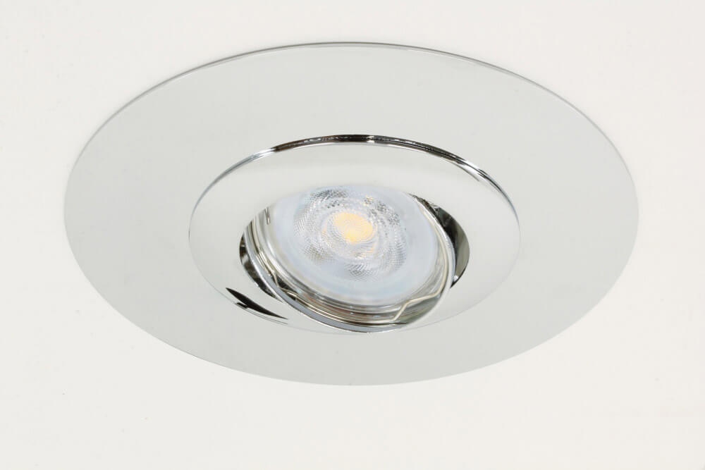 Opvulring chroom | Voor grote gaten in het plafond | Ø 14 cm