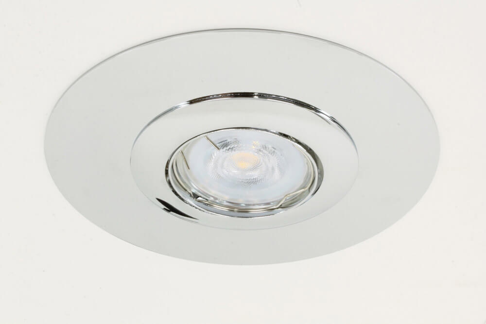 Opvulring chroom | Voor grote gaten in het plafond | Ø 14 cm