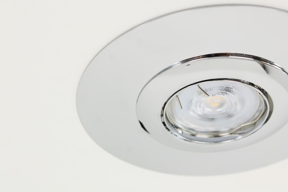 Opvulring chroom | Voor grote gaten in het plafond | Ø 14 cm