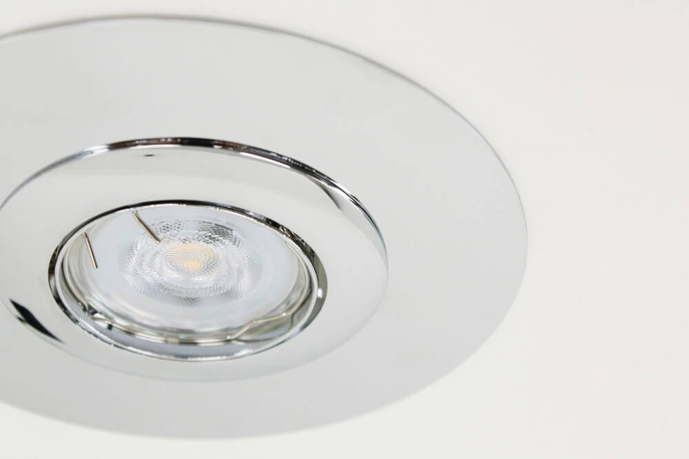 Opvulring chroom | Voor grote gaten in het plafond | Ø 14 cm