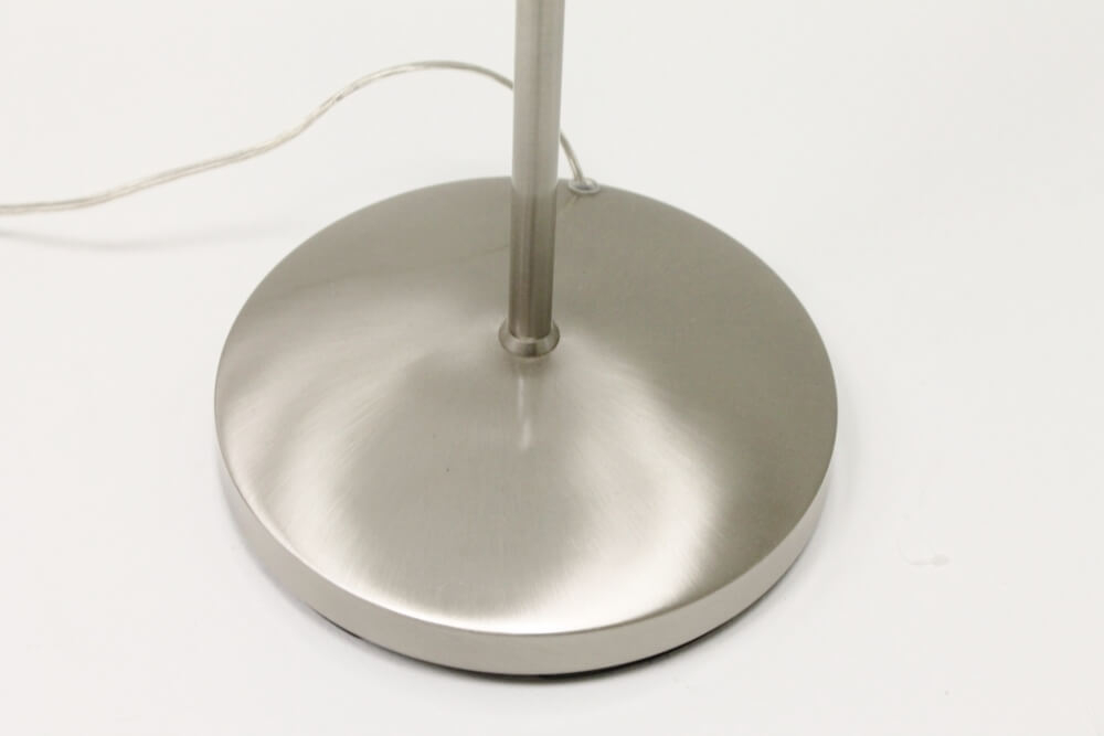 Leeslamp staal TOUCHY LED met wit melkglas