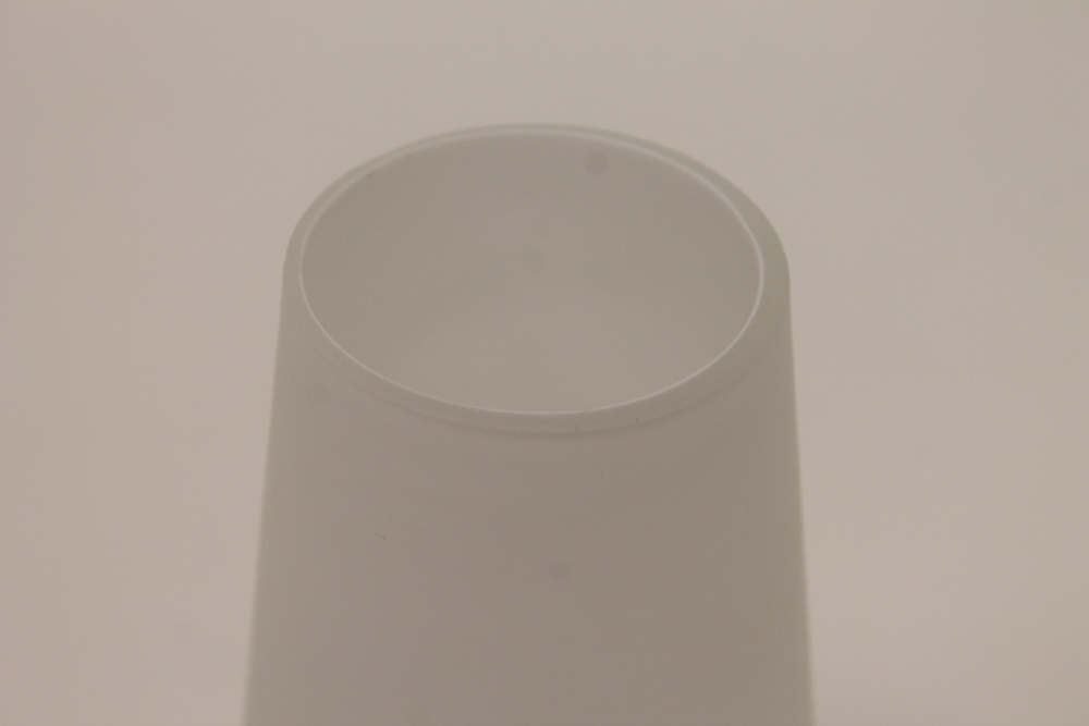 Tafellamp 76928 Brons met wit glas | Touchdimmer