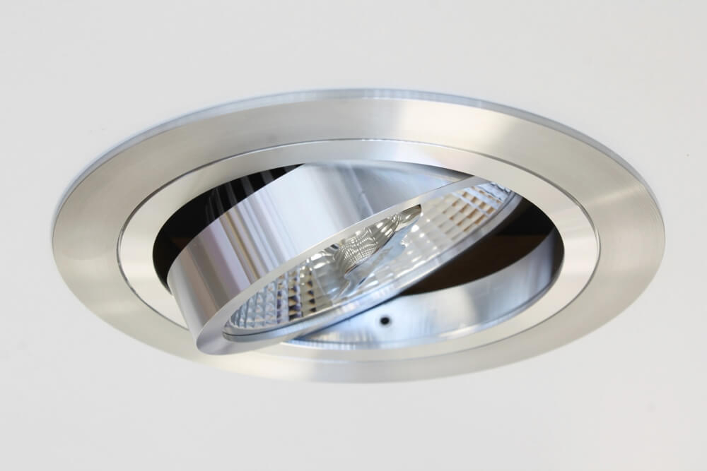 Grote aluminium inbouwspot rond HELIUM XL | 18 cm