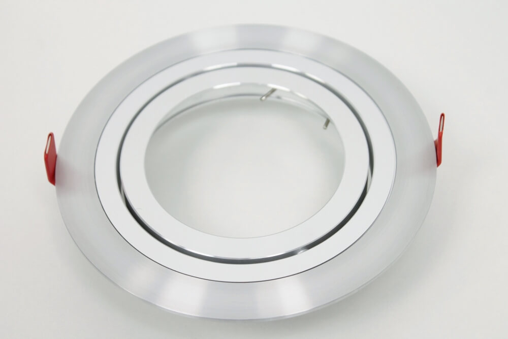 Grote aluminium inbouwspot rond HELIUM XL | 18 cm