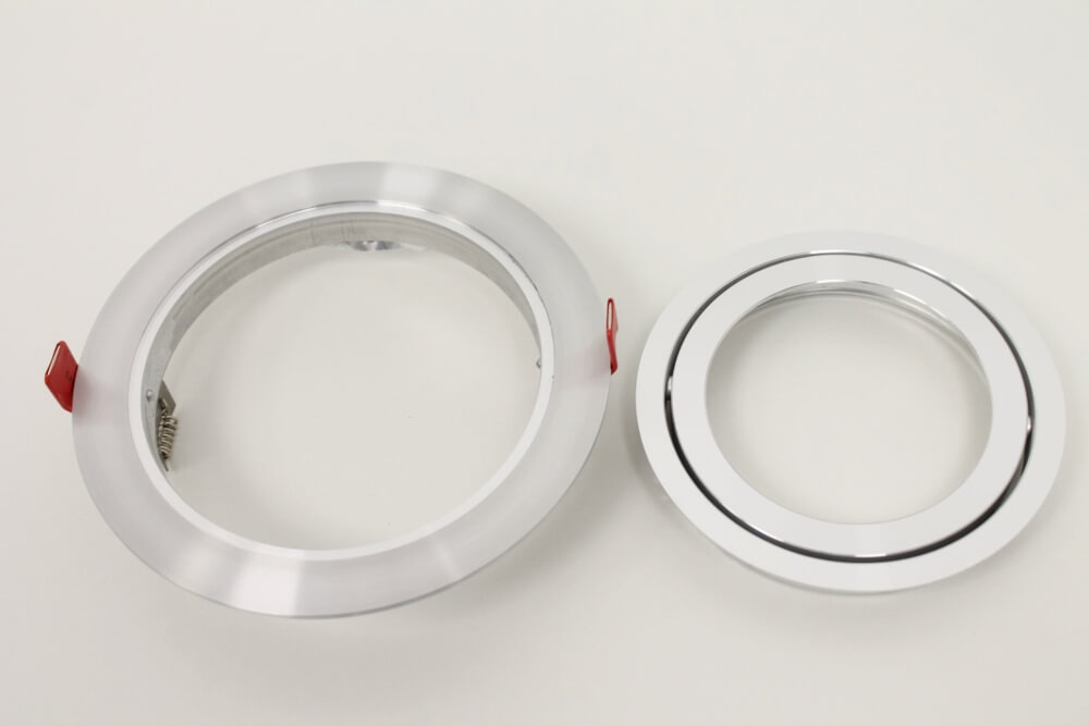 Grote aluminium inbouwspot rond HELIUM XL | 18 cm