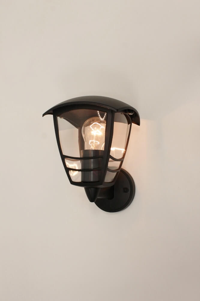 Buitenlamp BRICK hang omhoog | Zwart | IP44