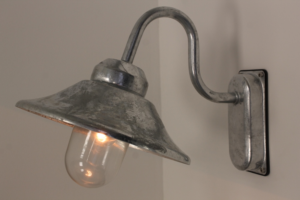 Buitenlamp wandlamp ORIANA staal