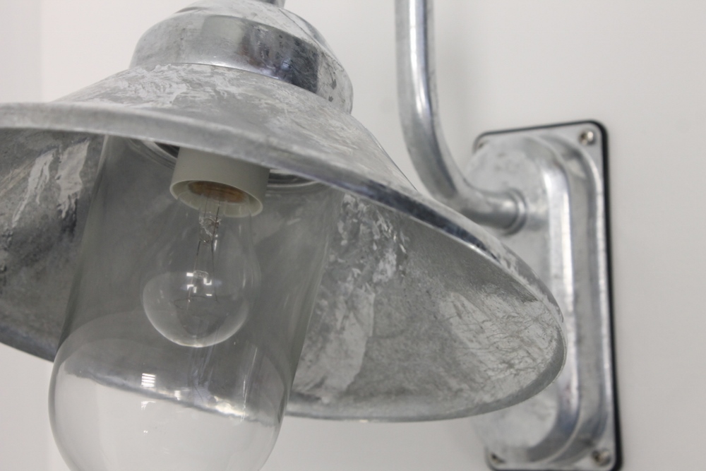 Buitenlamp wandlamp ORIANA staal