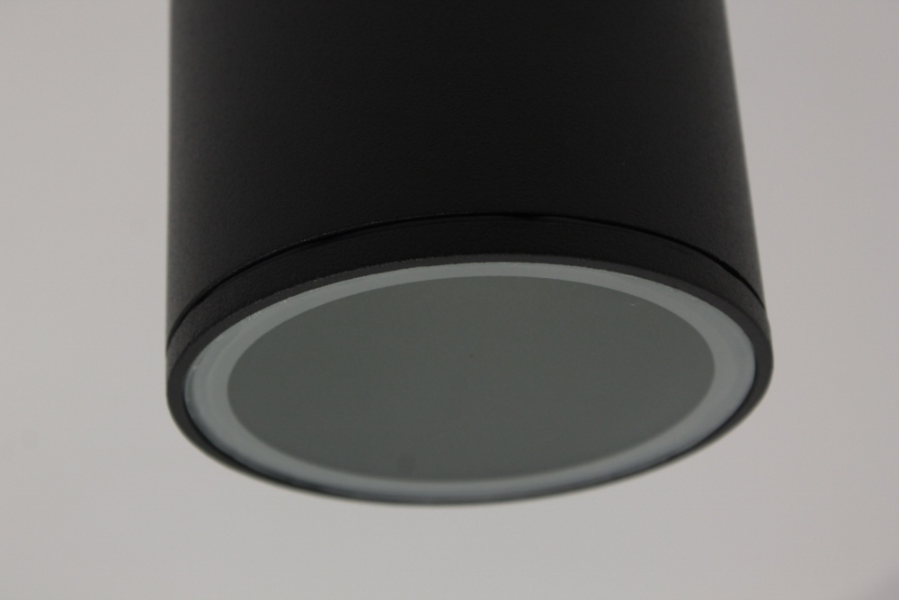 Plafondlamp / Opbouw spot LUBO IP54 antraciet | Rond