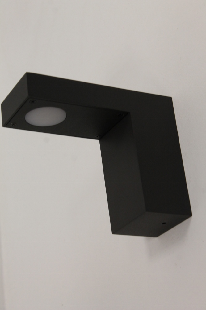 Strakke buitenlamp wand CHIMA | Antraciet